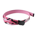 Pink Camouflage/ Pink Reversible Web Belt (54")